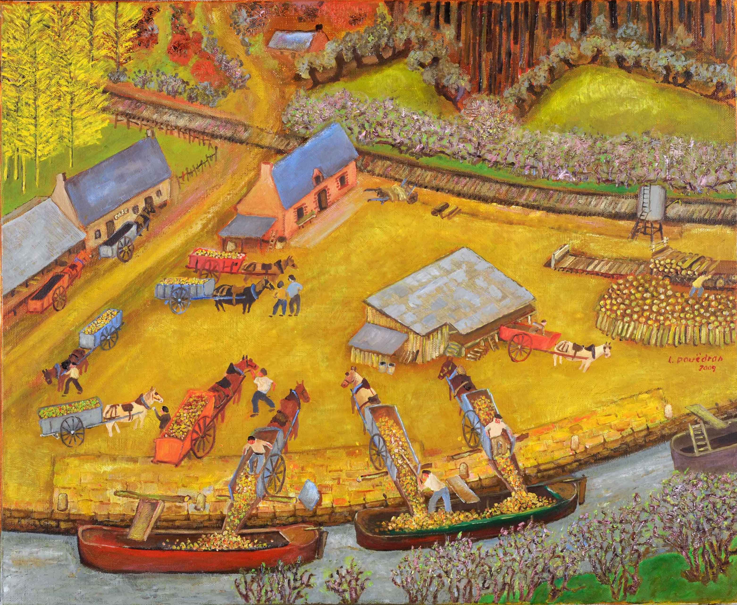 Pont Augan en automne © Lucien Pouëdras