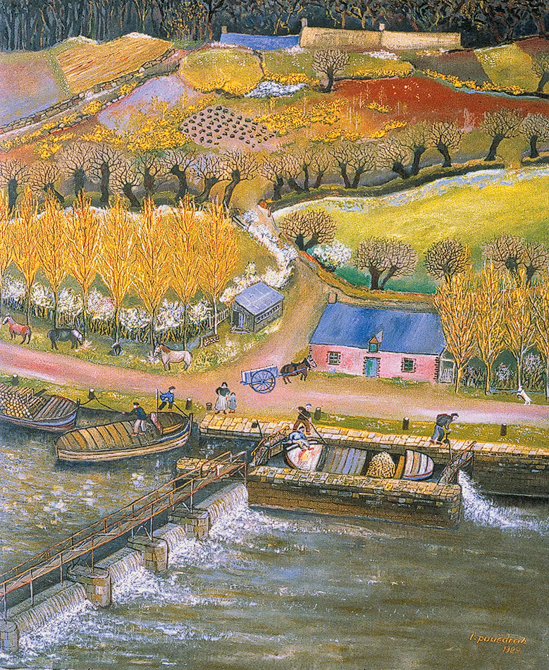 L'écluse de Pont-Augan (Ste Barbe)