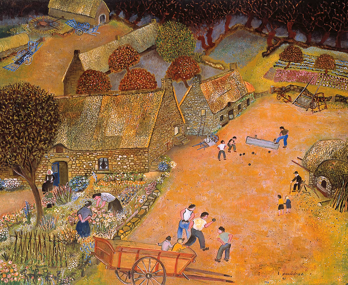 Un dimanche après-midi (durant la moisson)