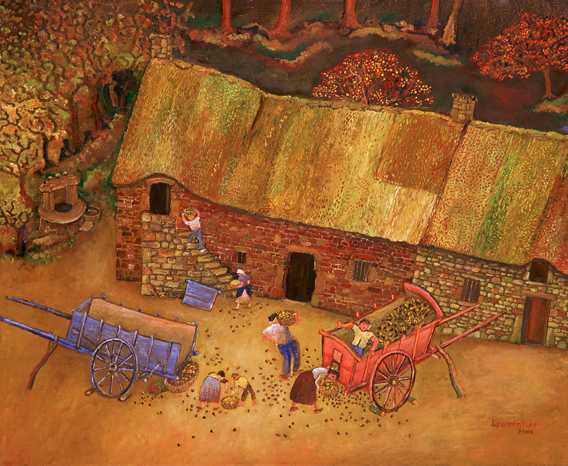 La récolte des pommes de terre