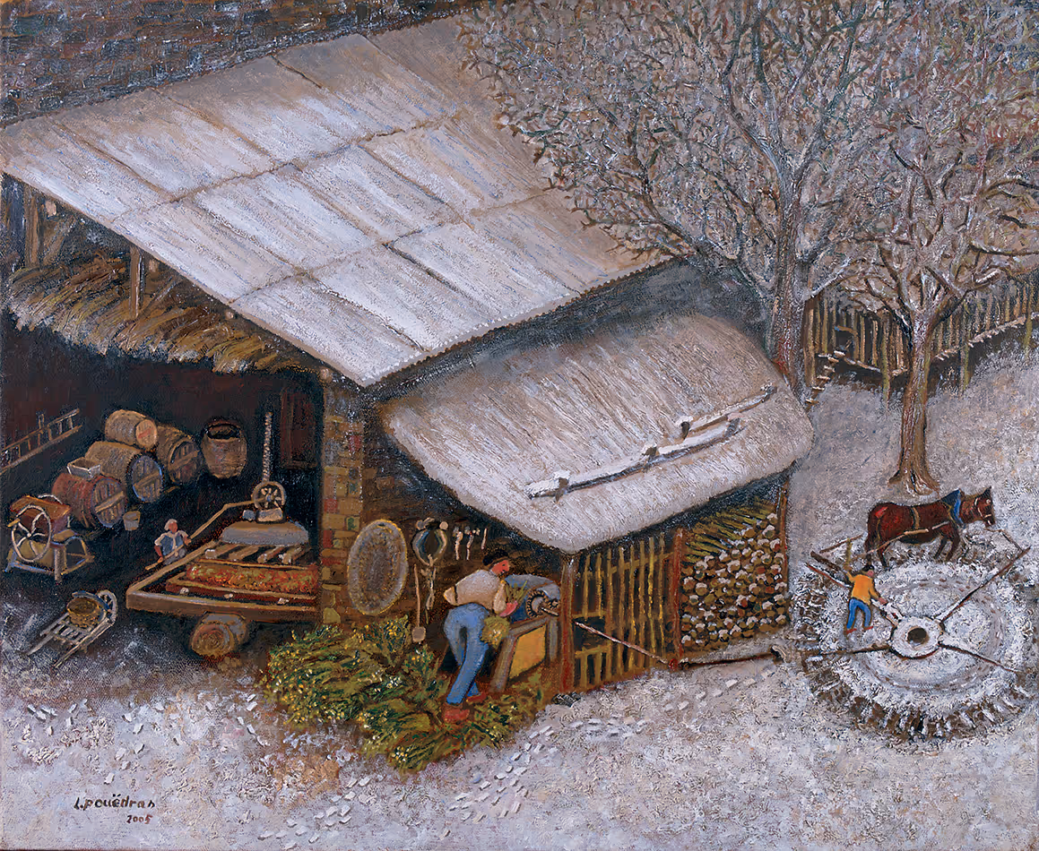 Le broyage de l'ajonc