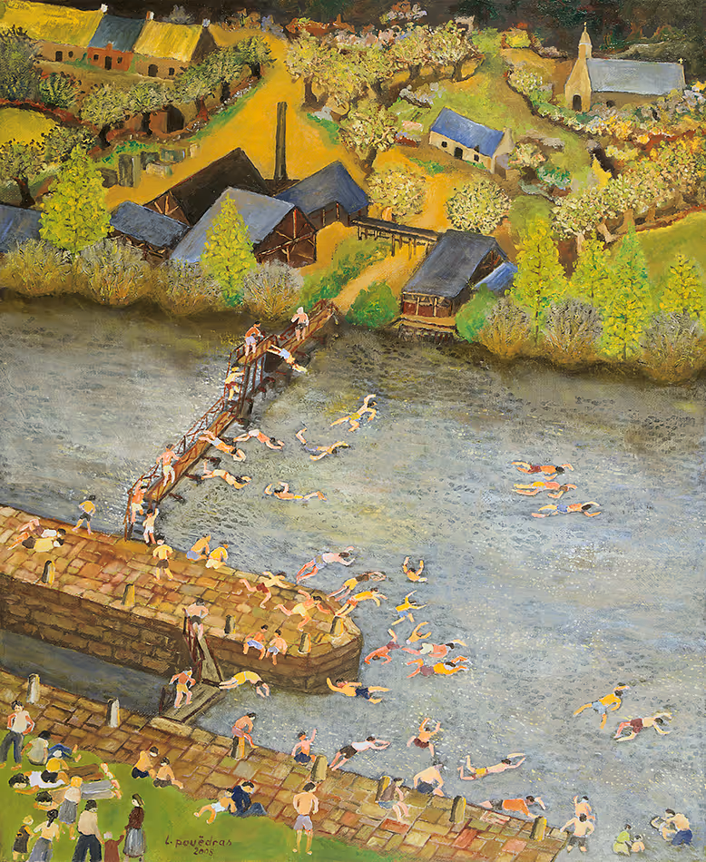 Baignade à Pont Augan