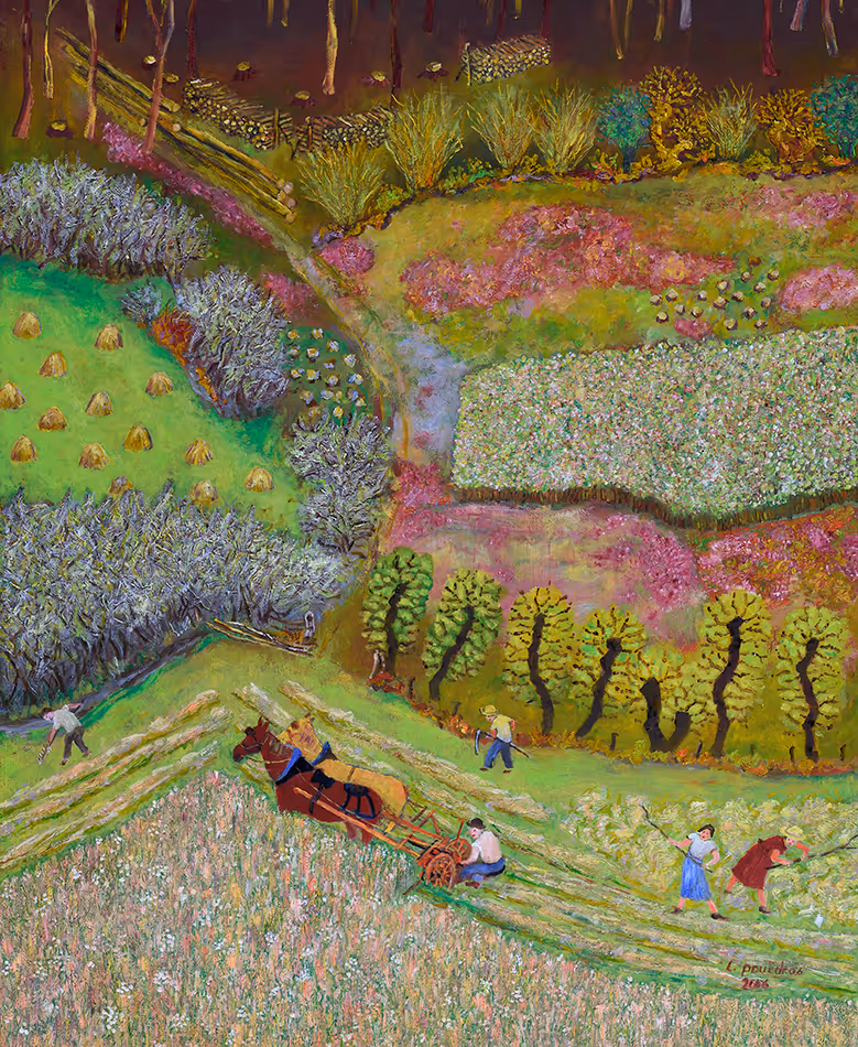 La faucheuse dans la prairie