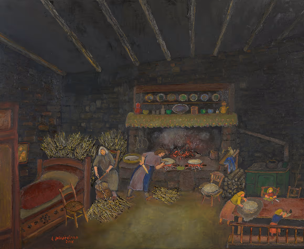 Crêpes au feu de bois d’ajonc