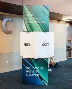 3 (4-Sided) Cubes sponsorship opportunity at the National Postal Forum