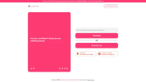 AI Pickup Lines