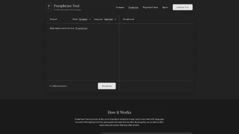 ParaphraseTool