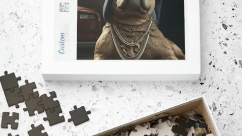 AI Generated Printed Puzzles
