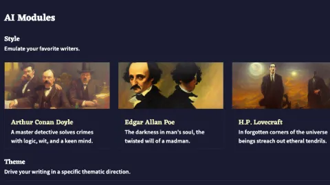 AI Generated Novels & Artwork Tool