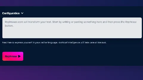AI Rephraser Tool