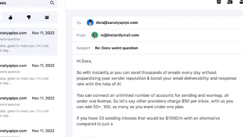 High Volume AI Email Outreach