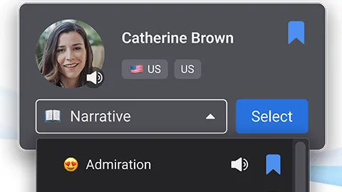 AI Text to Voice & Image Tool