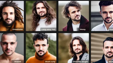 AI Hairstyle & Beard Photo Tool