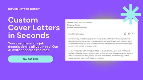 Cover Letter Buddy