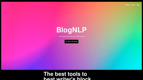 BlogNLP