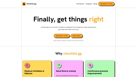 Checklist.gg