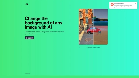 Greenscreenai