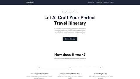 Travelplan AI