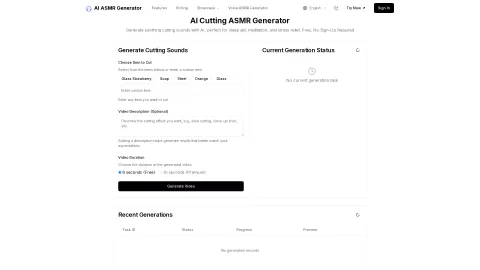 AI ASMR Generator