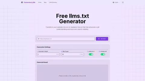 Generatorllmstxt