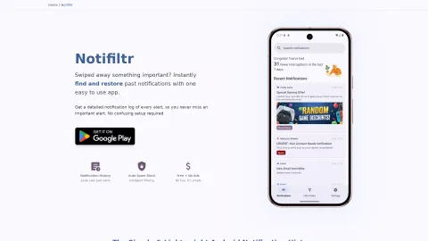 Notifiltr