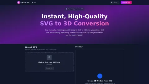 SVG to 3D