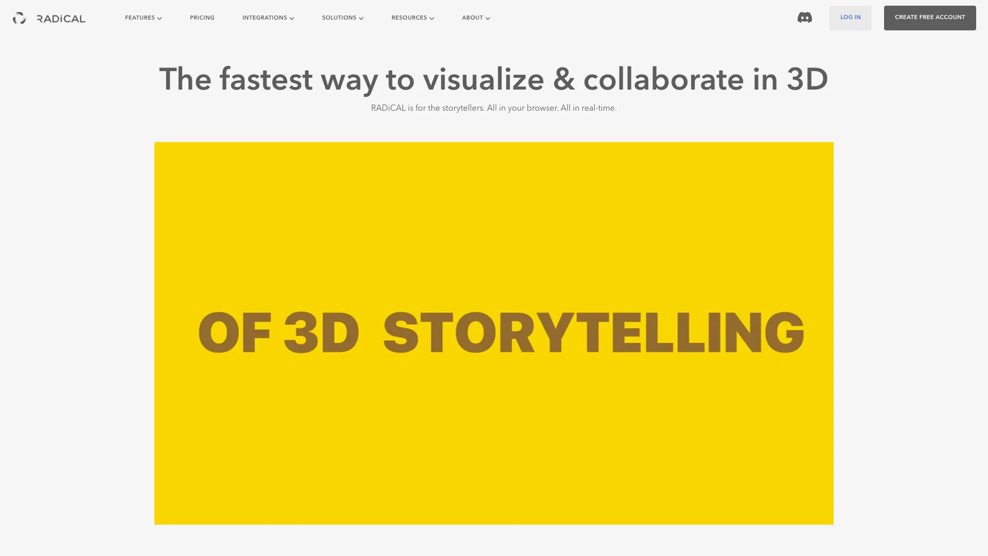 RadicalMotion - AI 3d Animation Tool Website Screenshot