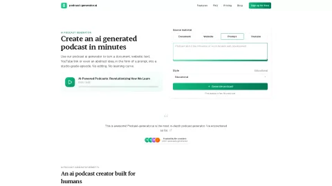 PodcastGeneratorAI