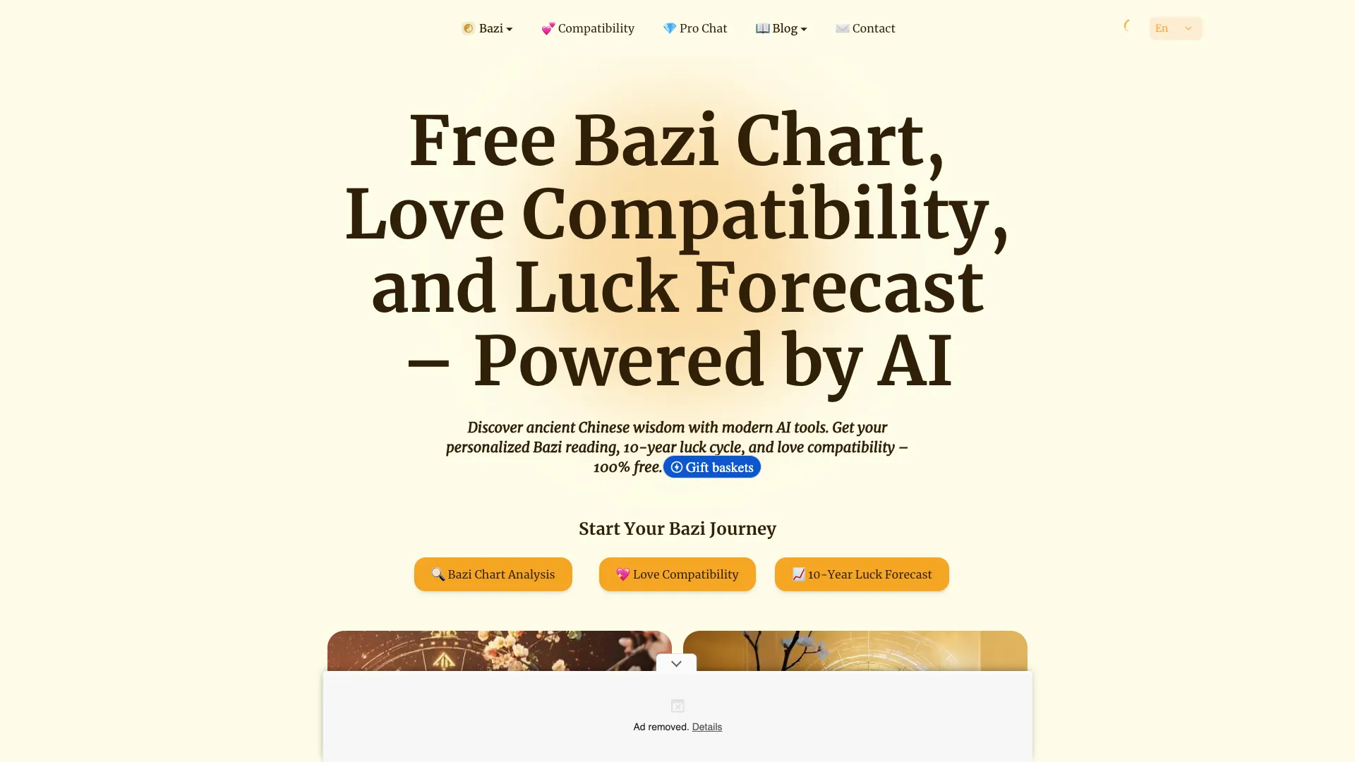 Shenshu AI - AI Bazi Compatibility Analysis Website Screenshot