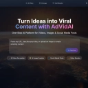 AdVidAI - AI Content Creation Platform Logo