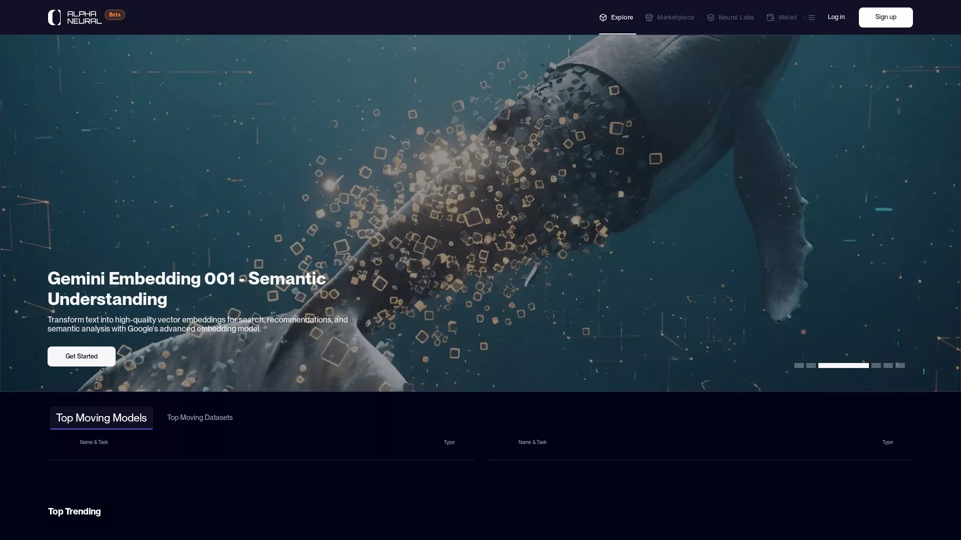 AlphaNeuralAI - AI Deployment Platform Website Screenshot