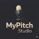 MyPitchStudio - AI Pitch Creation Logo