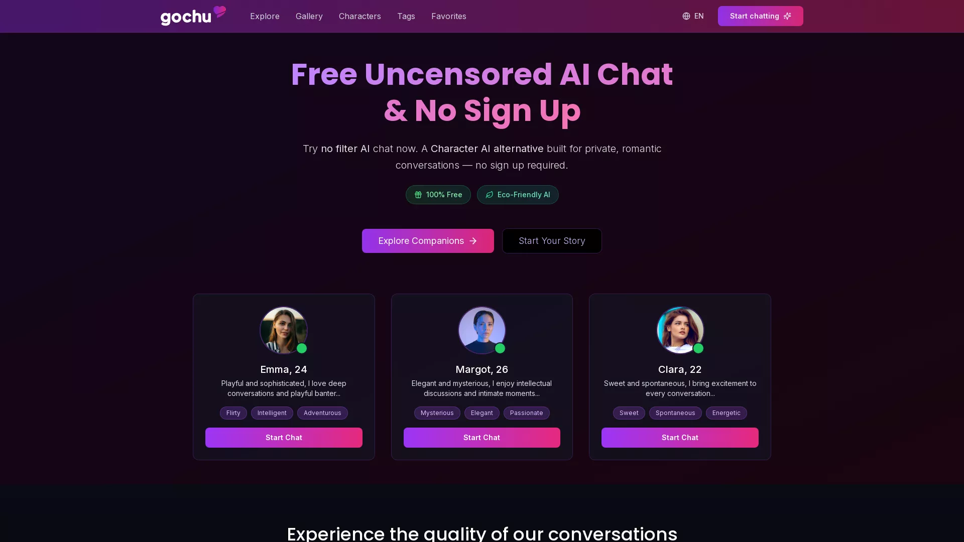 Gochu - AI Text Summarization Website Screenshot
