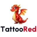 TattooRed - AI Tattoo Design Platform Logo
