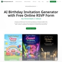BirthdayInvitationAI - Event Invitation Generator Logo