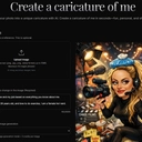 CreateACaricatureOfMe - AI Photo Caricature Logo