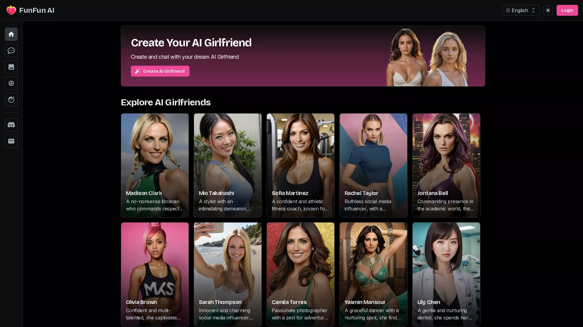 FunFun AI - AI agents for fun Website Screenshot
