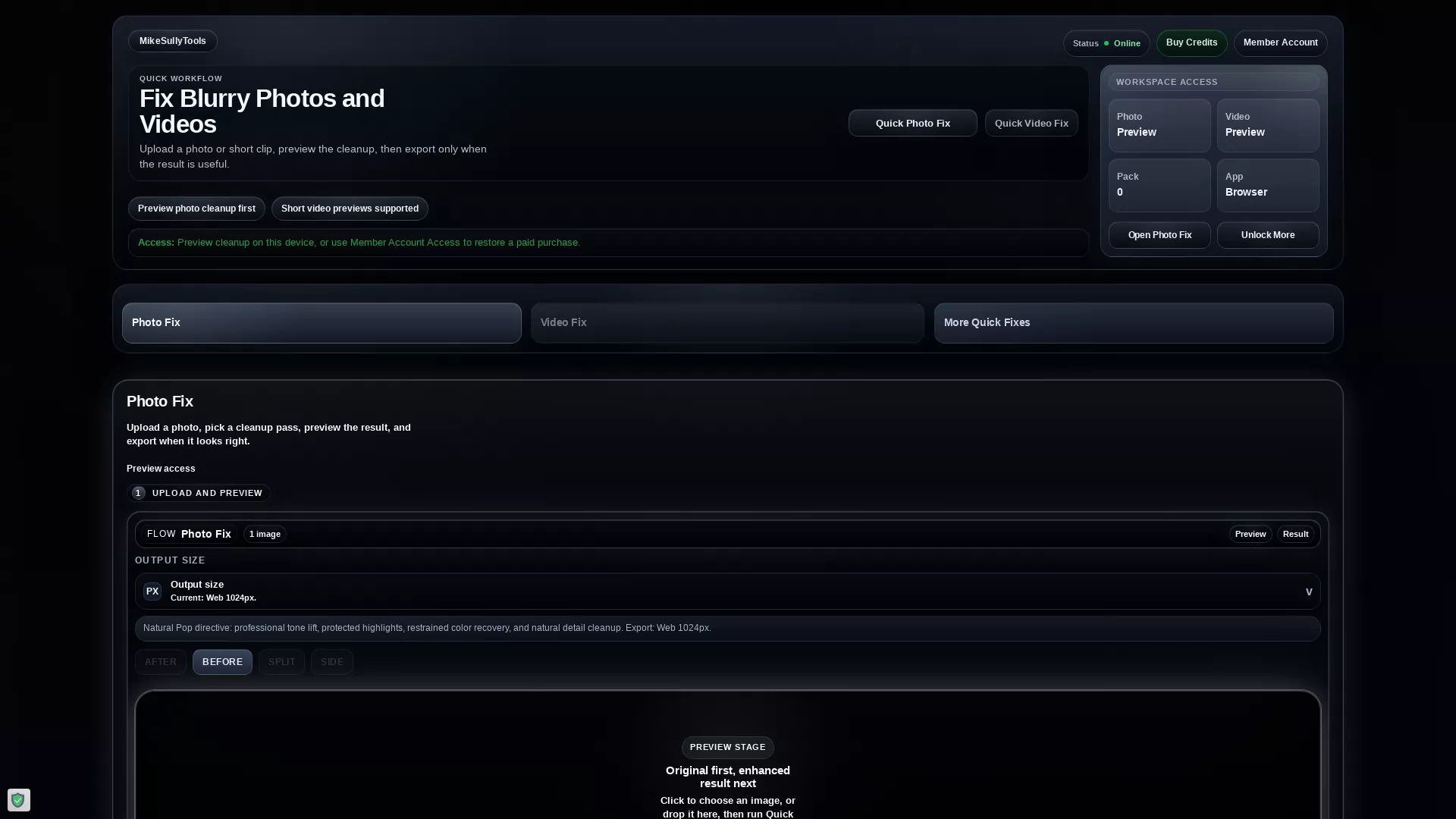 MikeSullyTools - msullivan88@mikesullytools.com Website Screenshot