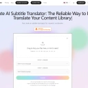 LanguageSubtitleTranslator - Subtitle Translation Service Logo