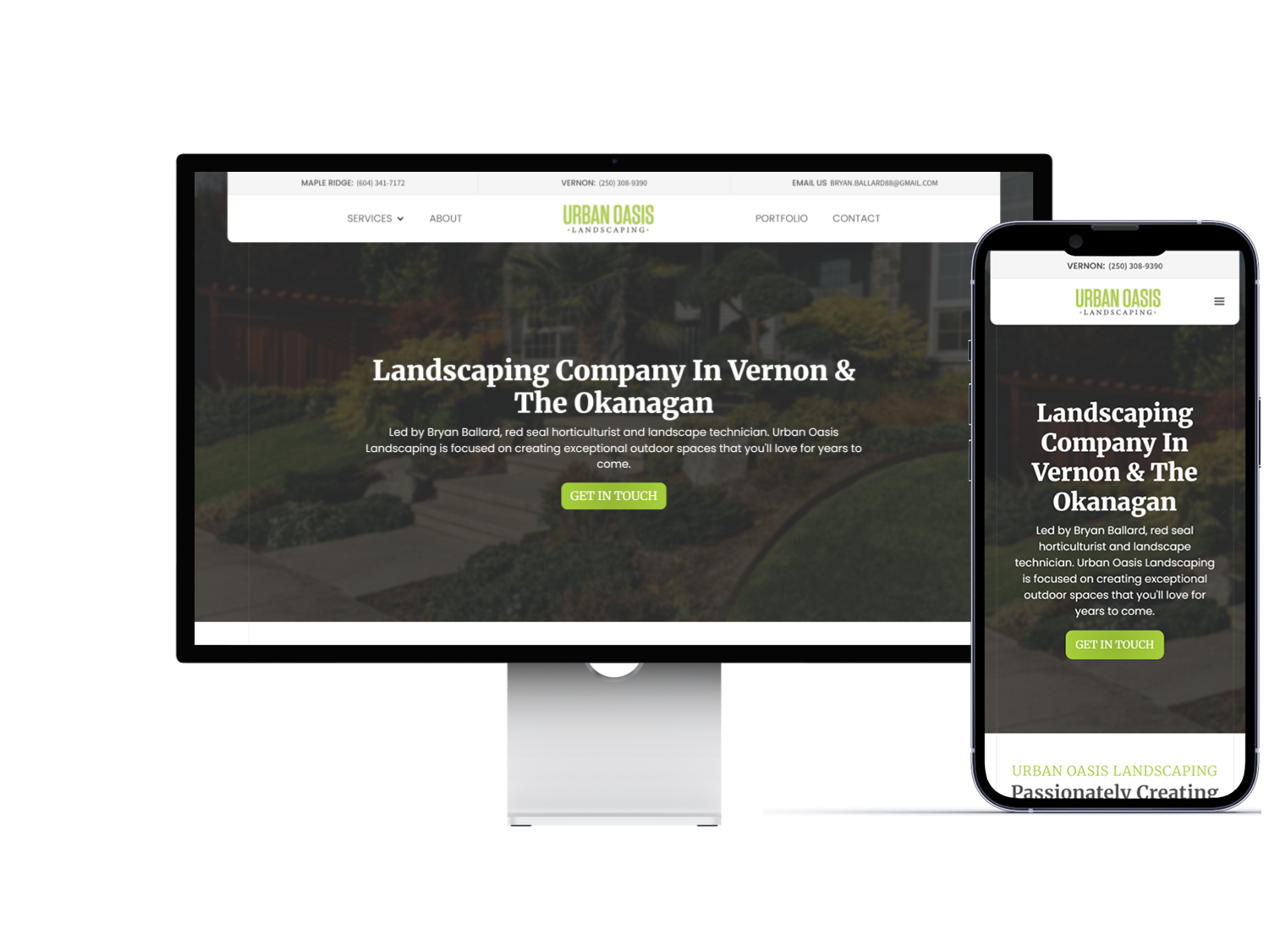Landscaping Website Design Nanaimo
