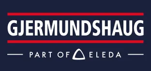 Gjermundshaug construction and infrastructure company logo
