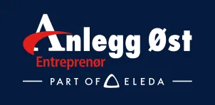 Anlegg Øst Entreprenør civil engineering company logo