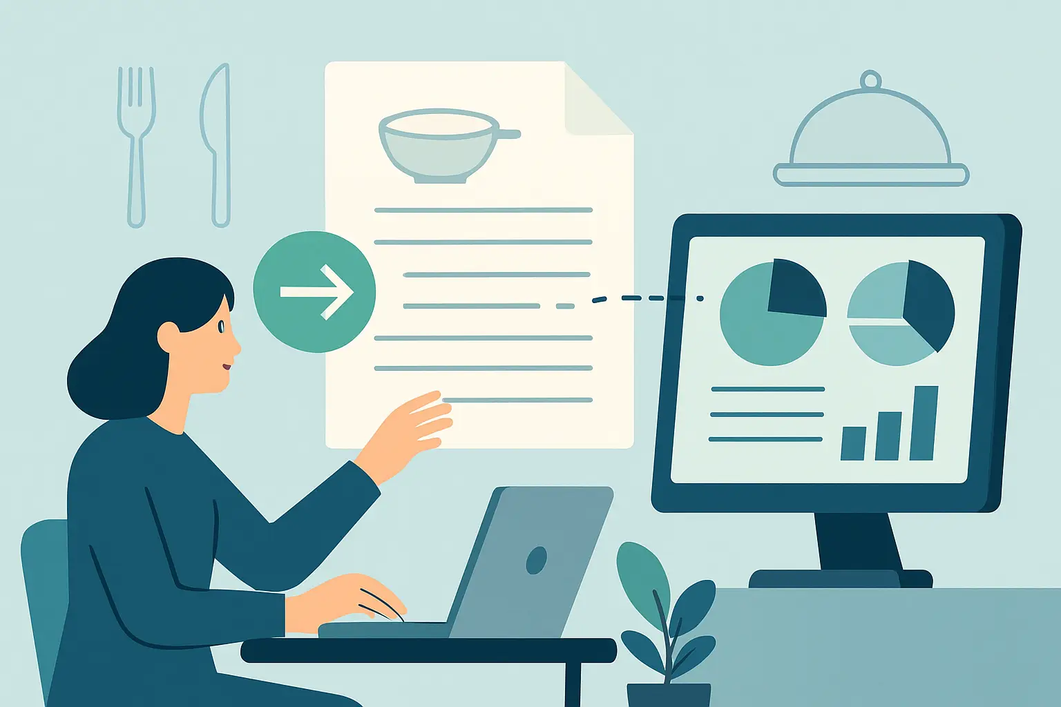 自動輸入供應商單據：餐飲成本管控快一倍