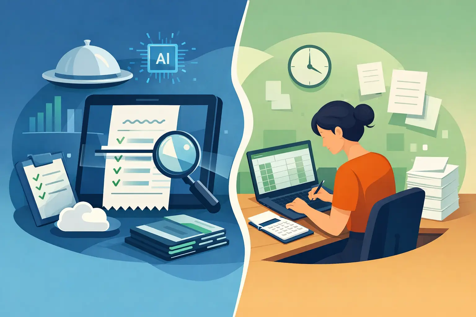 餐廳 OCR 自動辨識入單與 Excel 人工錄入之差異對比