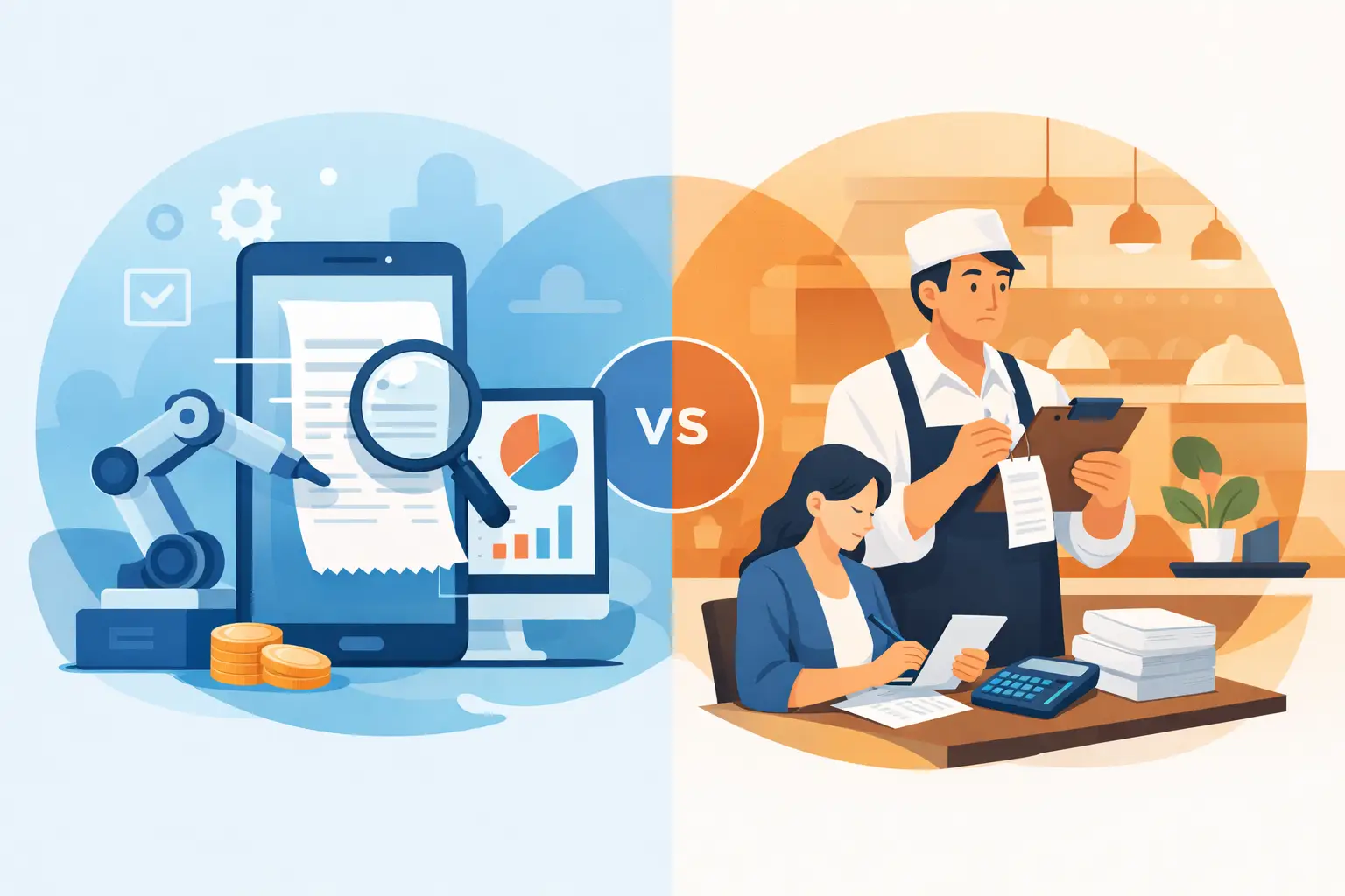 OCR 入單系統 vs 人手對帳，餐飲業該如何抉擇？