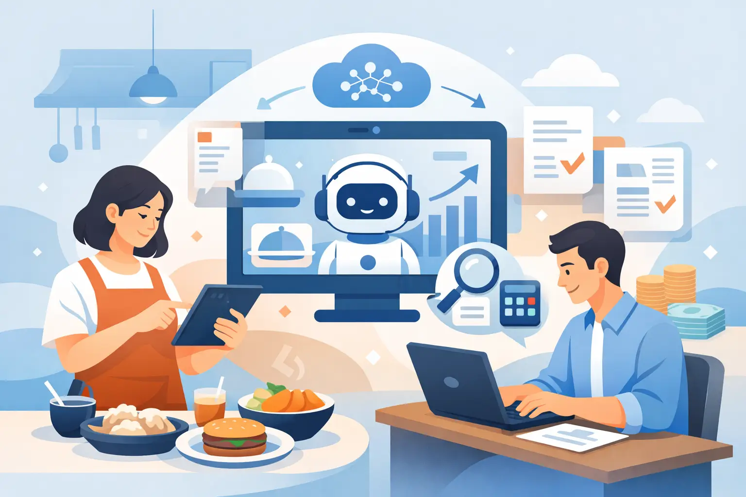 AI 入單提升對帳效率案例：餐飲店該如何執行？