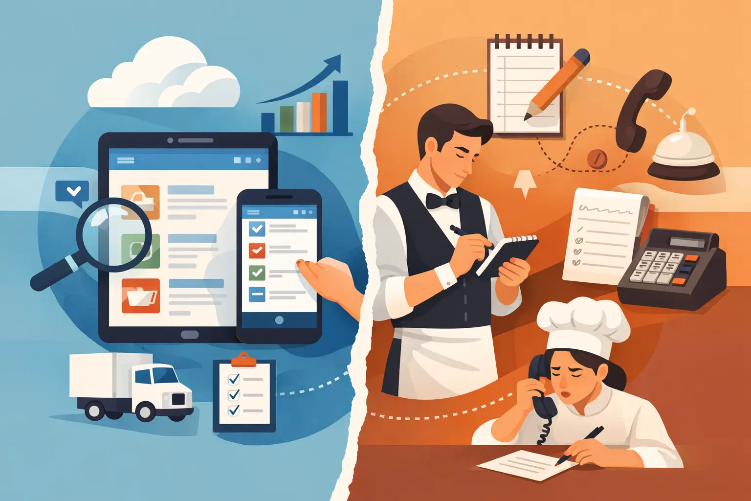 [F&B Management] Procurement System vs. Traditional Ordering: End Hidden Costs & Secure Your Profits