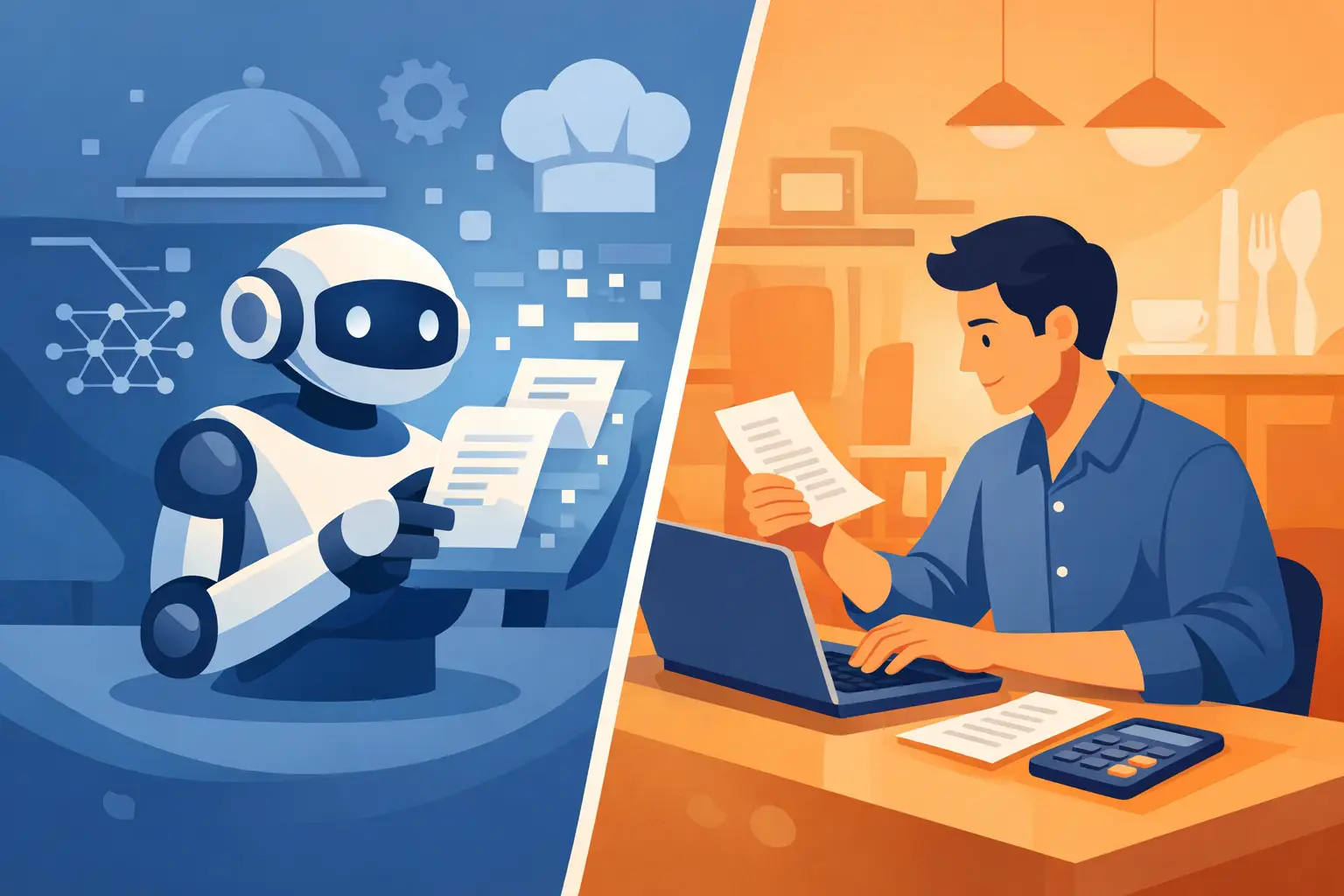 AI 單據擷取 vs 人工輸入:如何為餐廳建立自動化採購與庫存流程,擺脫月底對帳夢魘