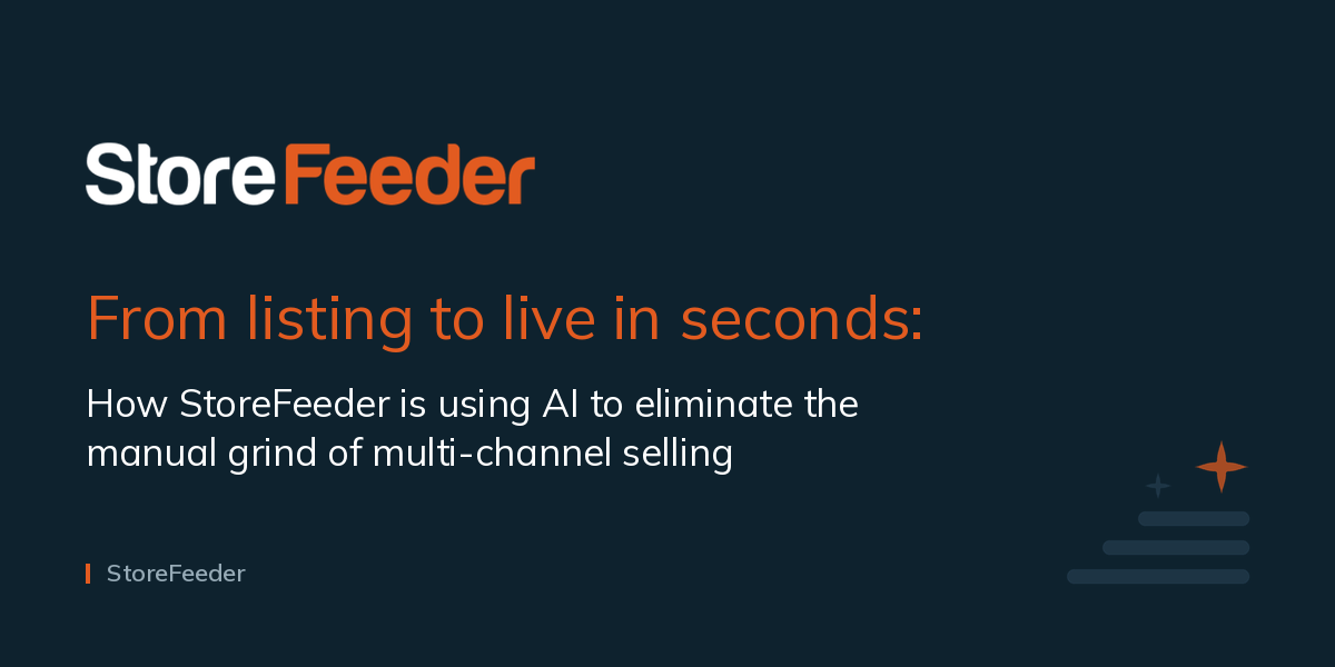 AI Listing Creation for eBay & Amazon | StoreFeeder