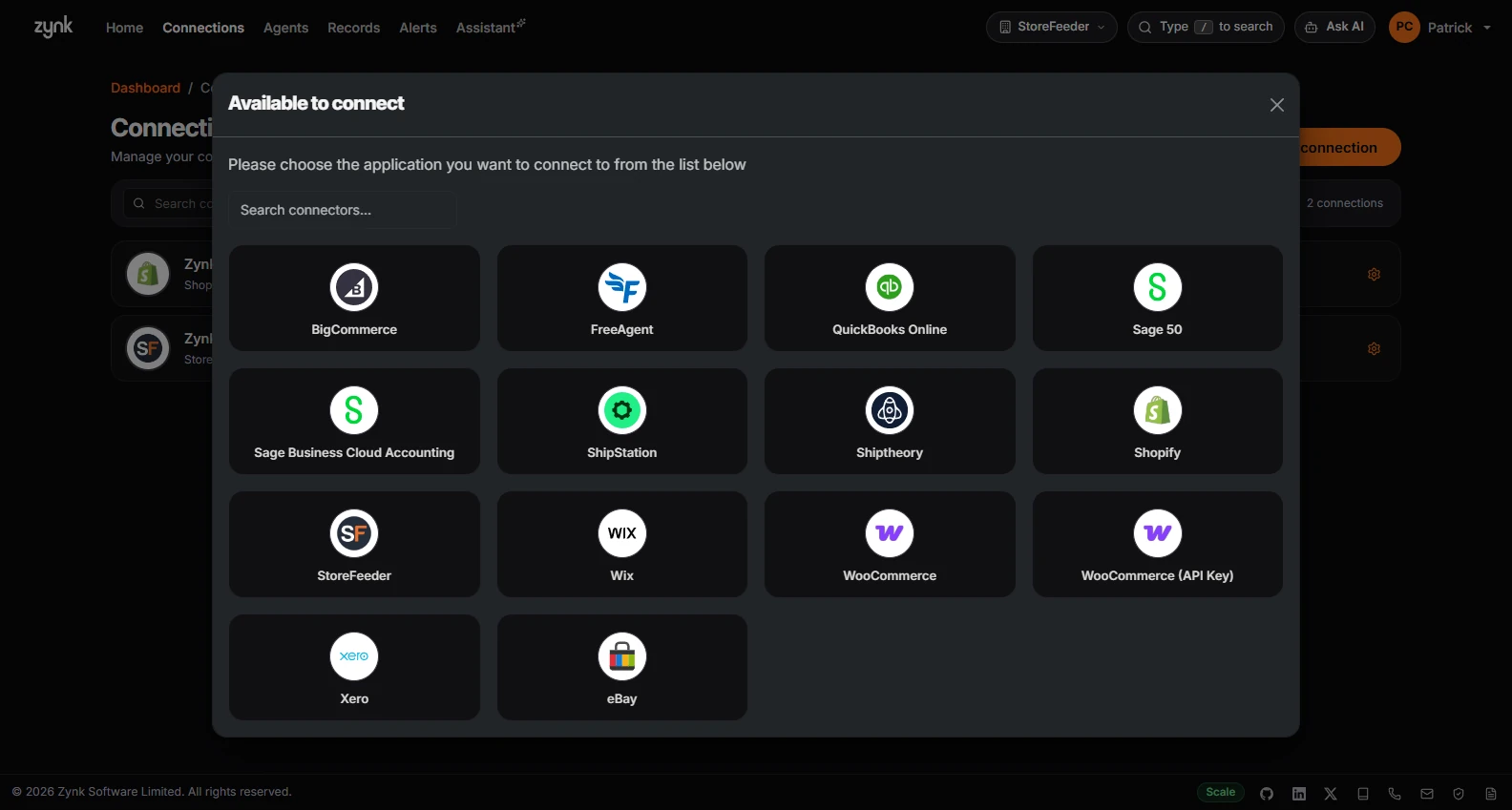 Connect StoreFeeder to your wider business systems
